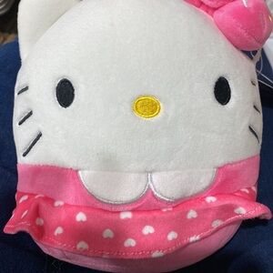 Hello Kittle Sprinkle Bow Squishmallows plush